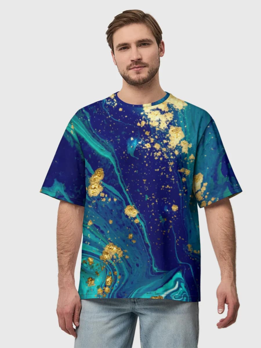 Men's oversized cotton T-shirt