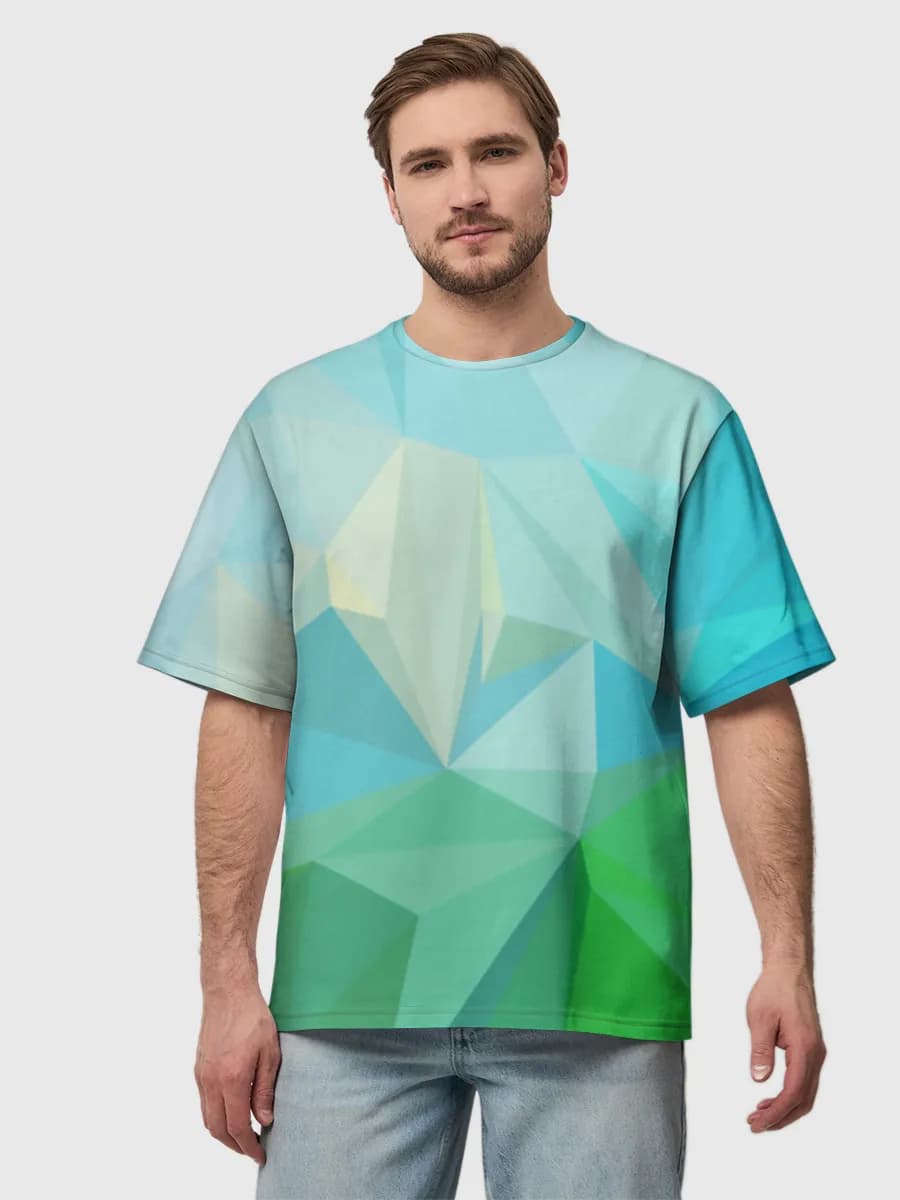 Herren Oversized Baumwoll T-Shirt