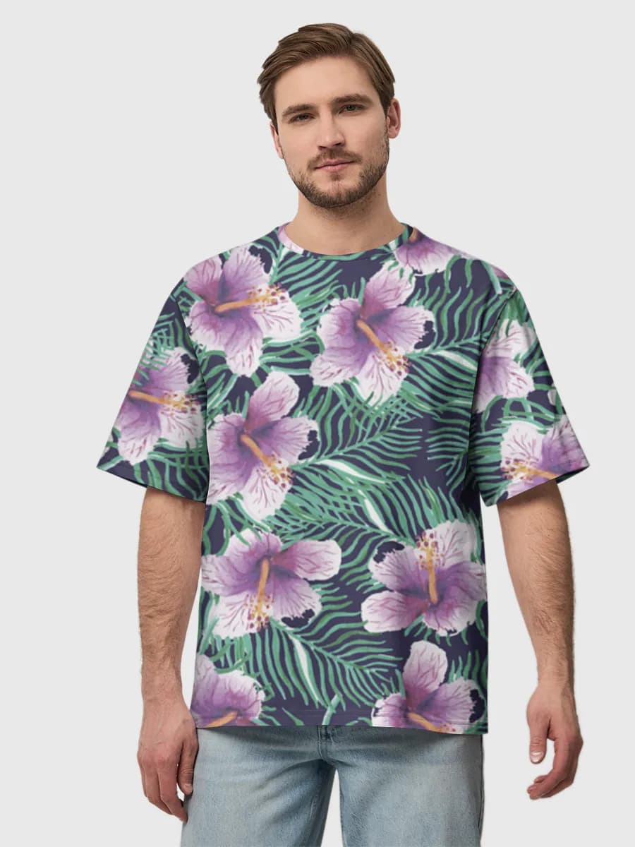 Men's oversized cotton T-shirt
