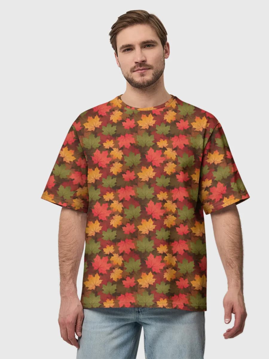 Herren Oversized Baumwoll T-Shirt