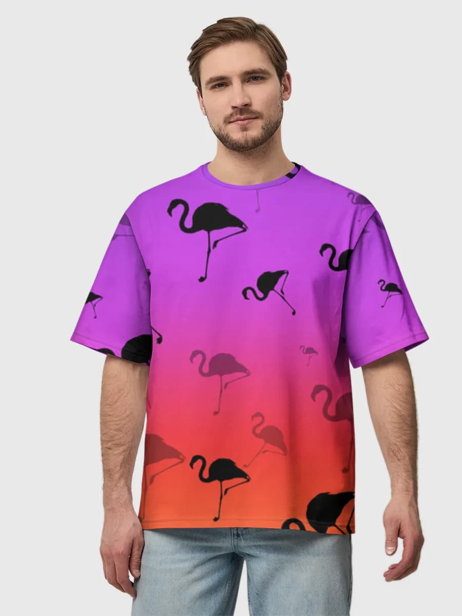 Men's oversized cotton T-shirt