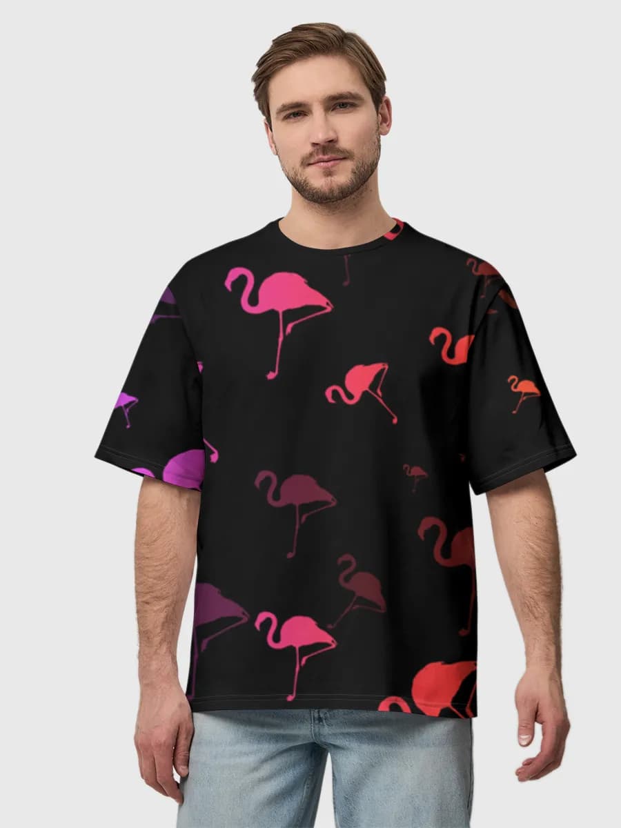 Men's oversized cotton T-shirt