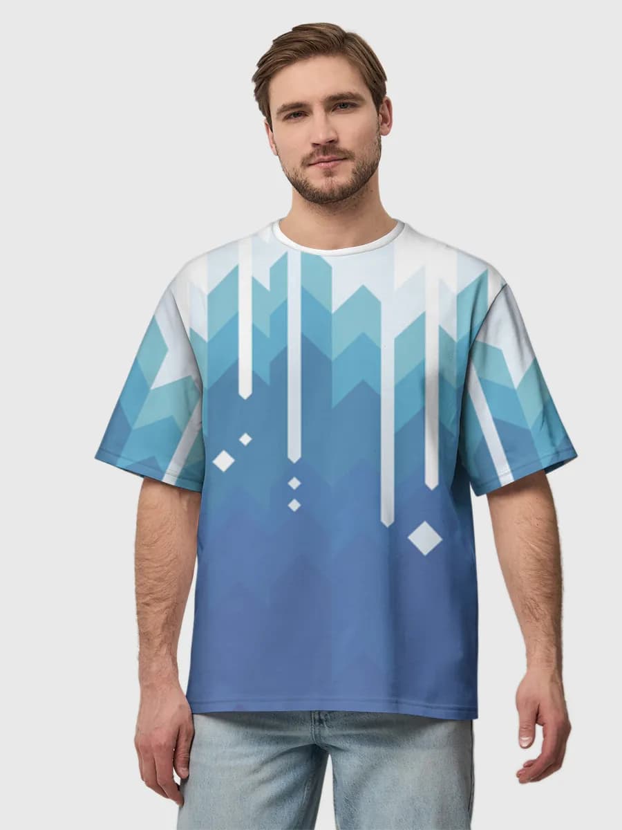 Men's oversized cotton T-shirt