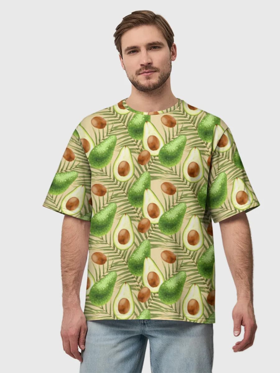 Herren Oversized Baumwoll T-Shirt