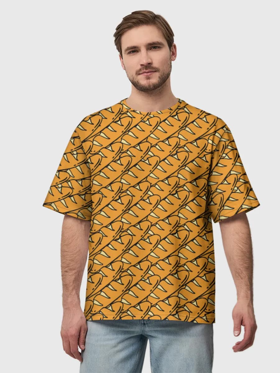 Camiseta de algodón extragrande para hombre