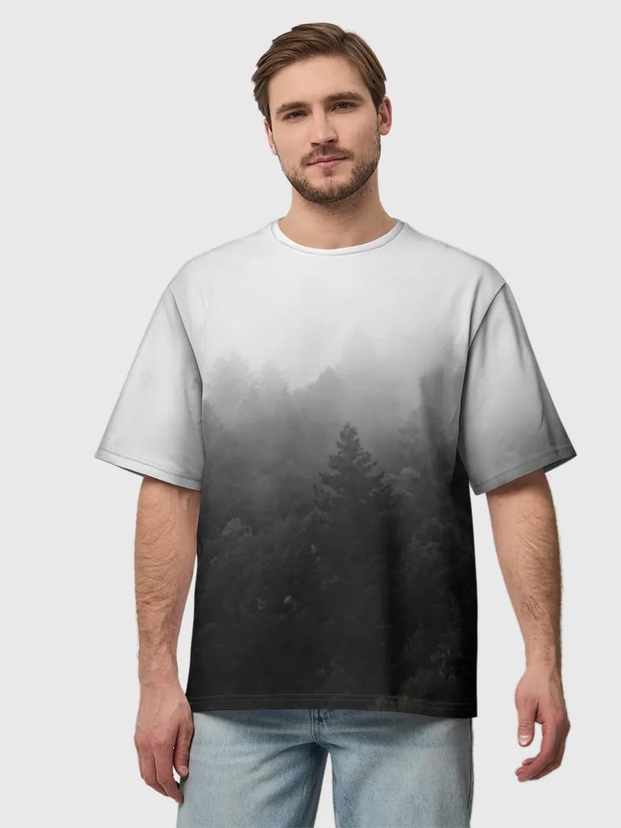 Men's oversized cotton T-shirt