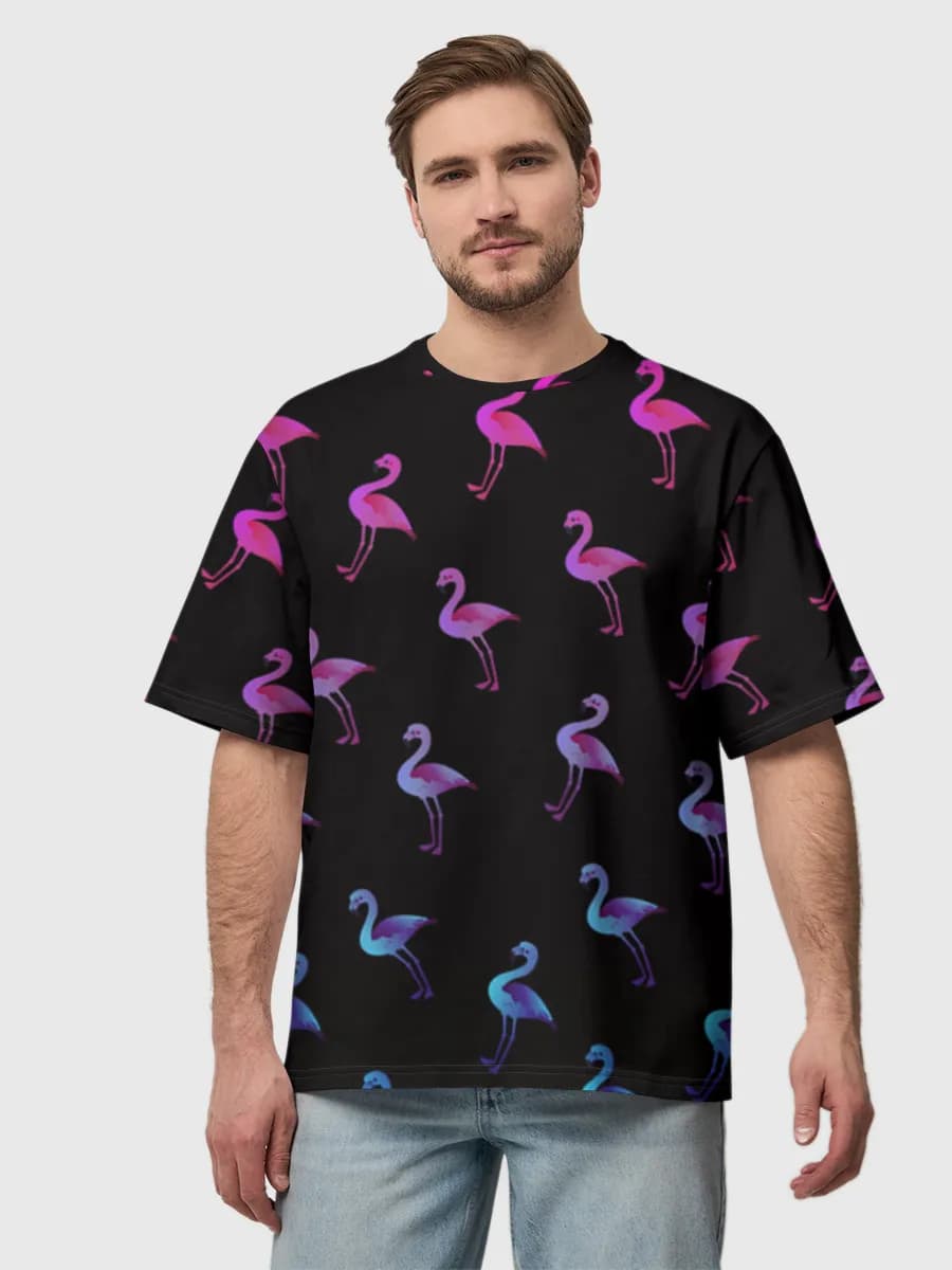 Men's oversized cotton T-shirt