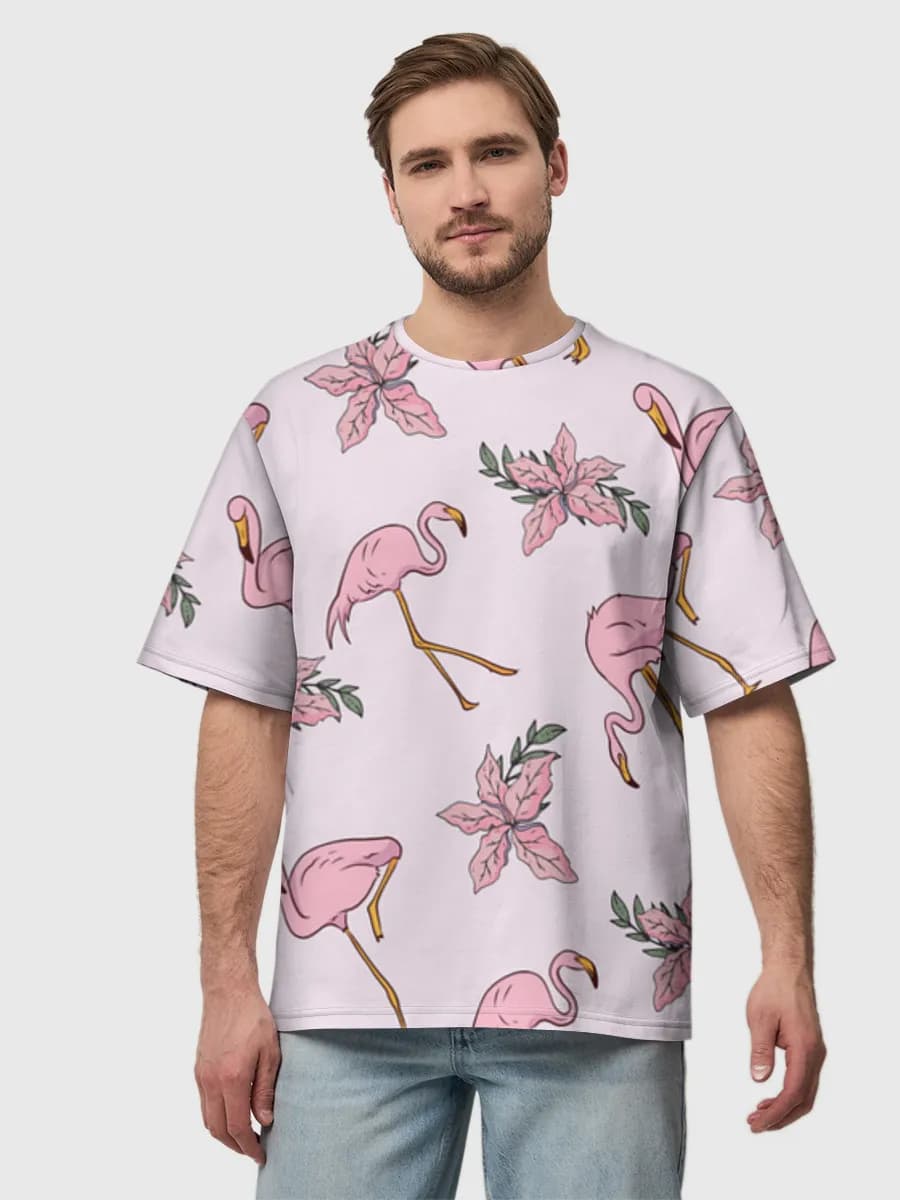 Men's oversized cotton T-shirt