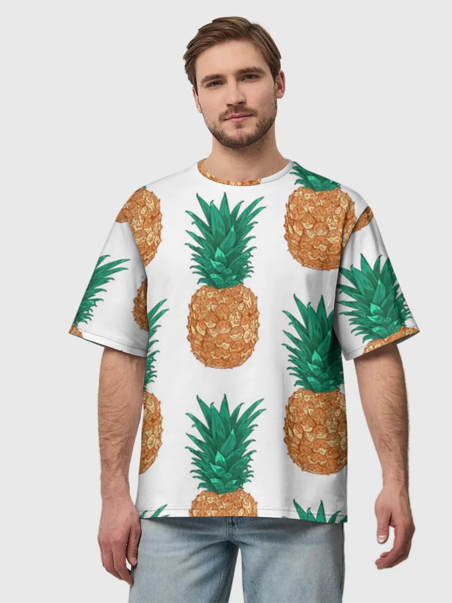 Men's oversized cotton T-shirt