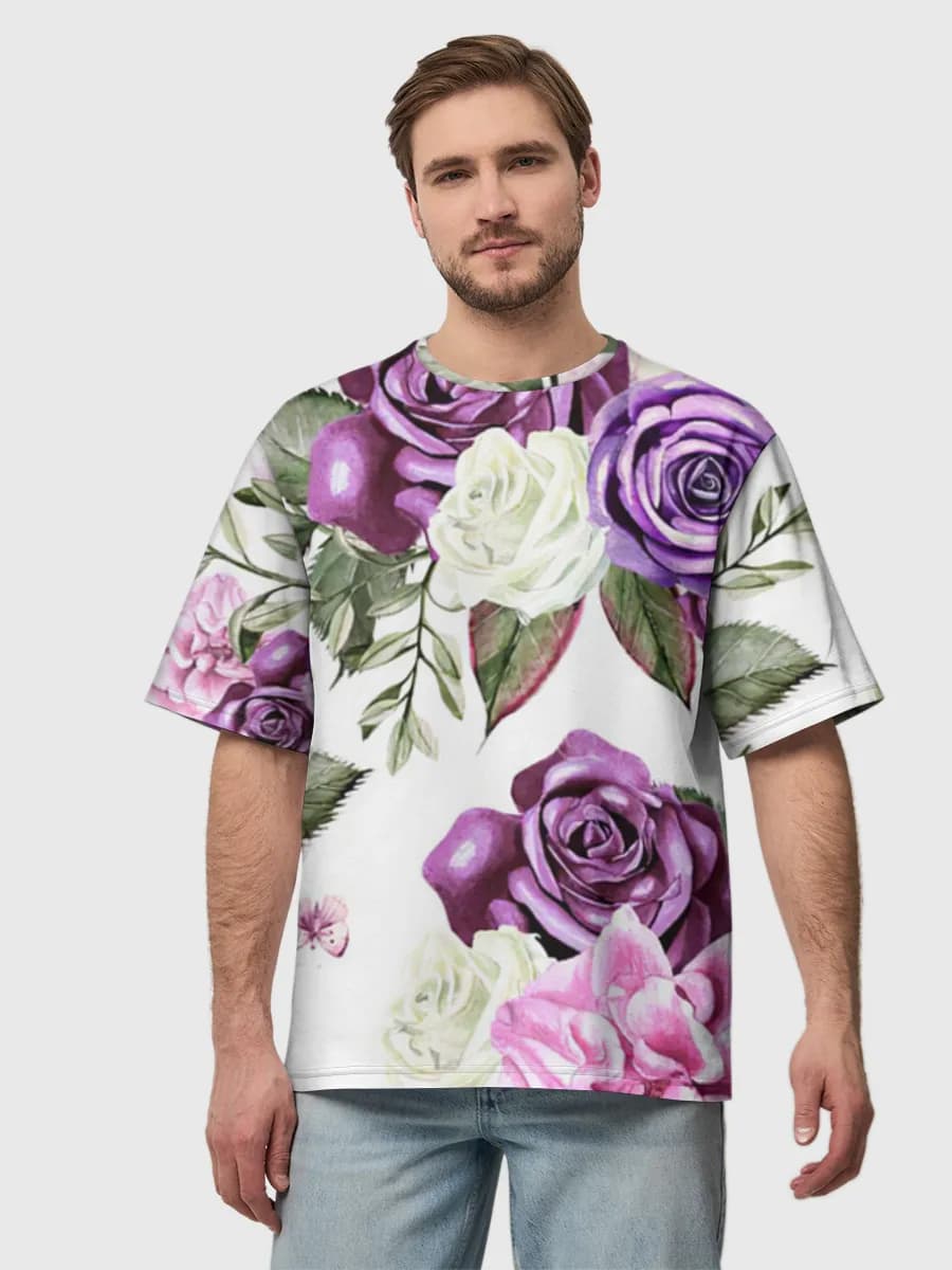 Men's oversized cotton T-shirt