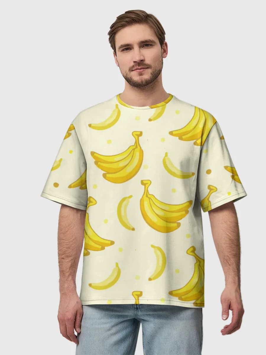 Camiseta de algodón extragrande para hombre