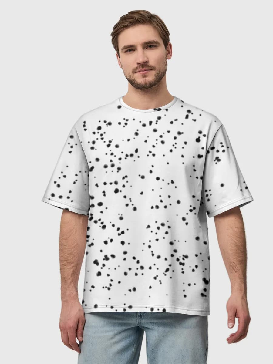Men's oversized cotton T-shirt