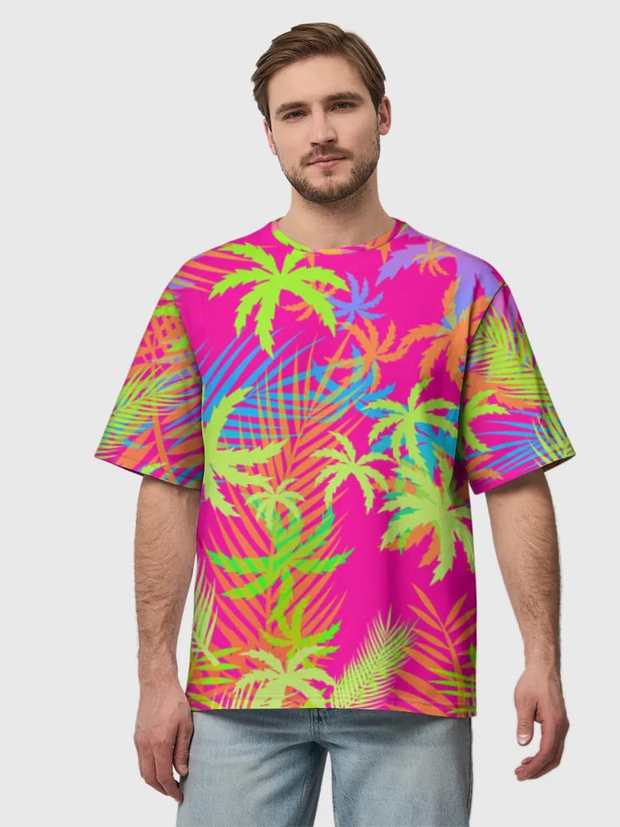 Men's oversized cotton T-shirt