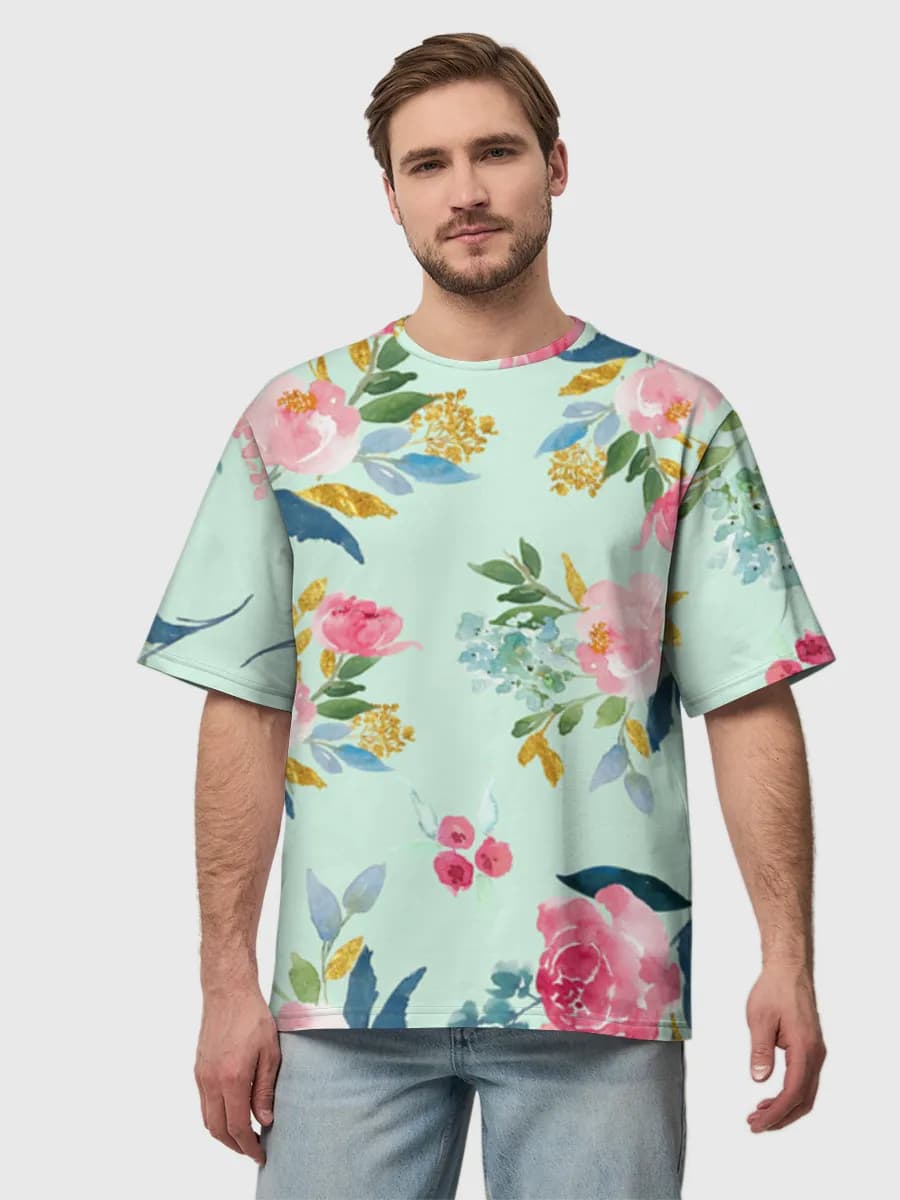 Men's oversized cotton T-shirt