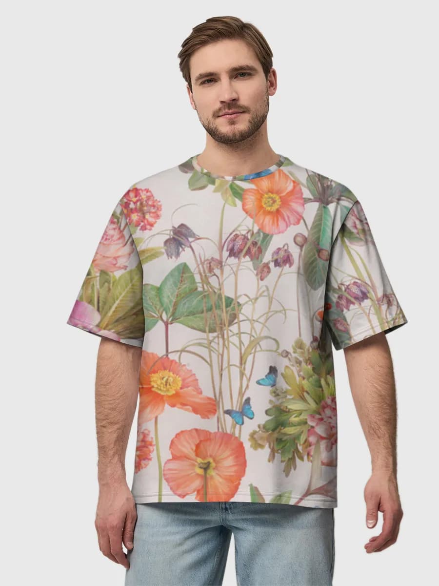 Men's oversized cotton T-shirt