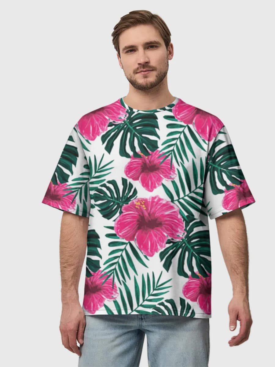 Men's oversized cotton T-shirt