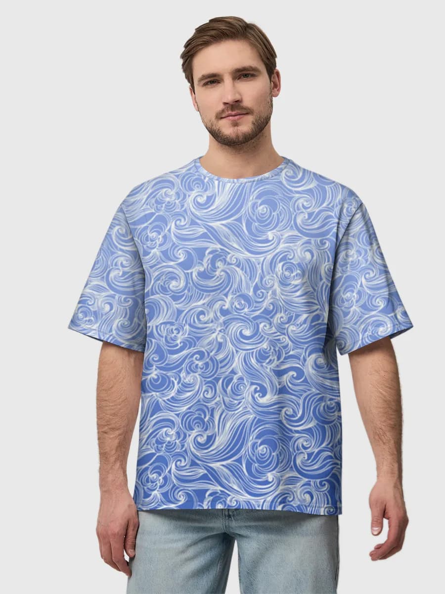 Men's oversized cotton T-shirt