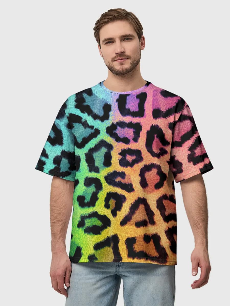 Men's oversized cotton T-shirt