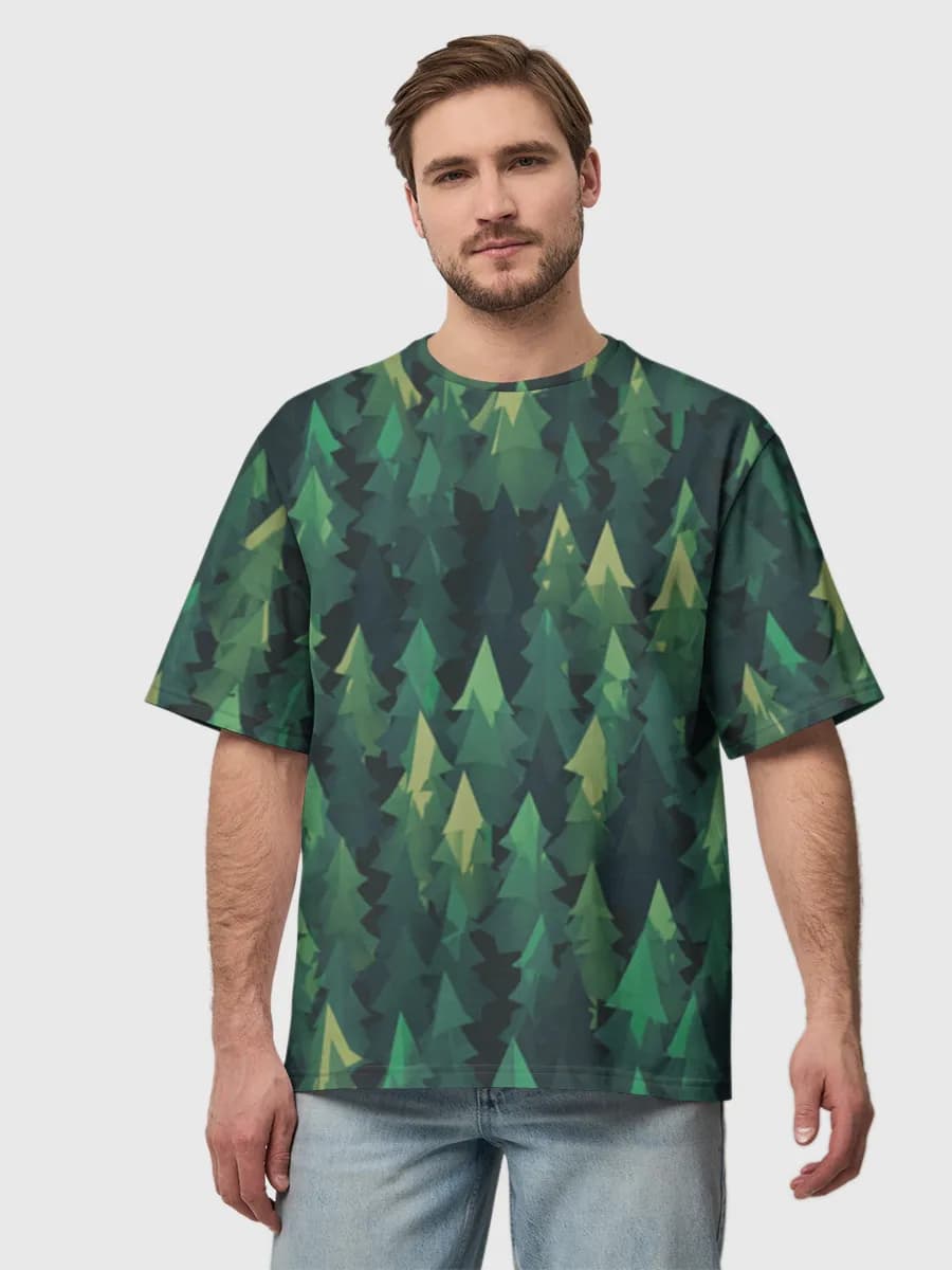 Men's oversized cotton T-shirt