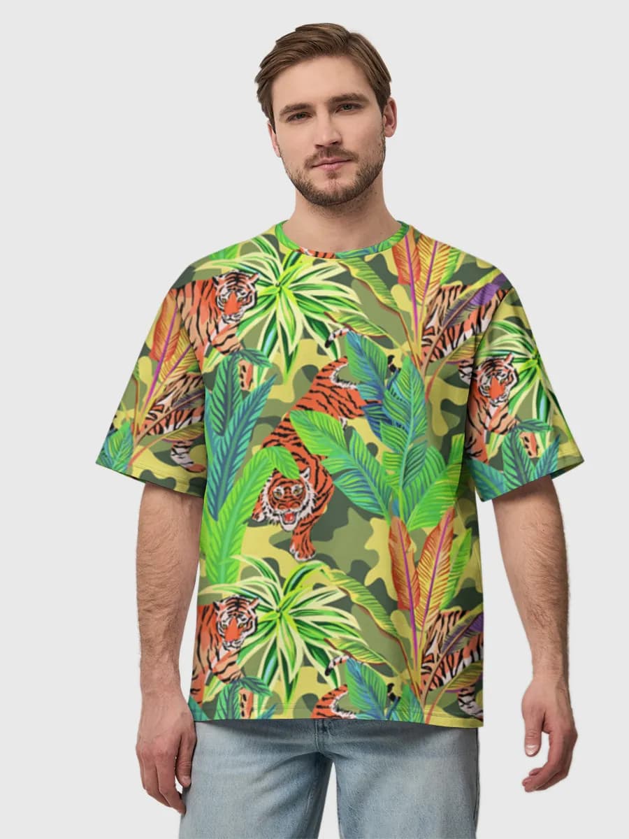 Men's oversized cotton T-shirt