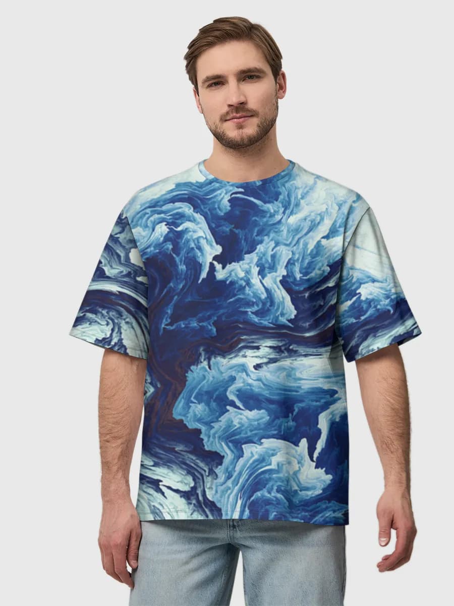 Men's oversized cotton T-shirt