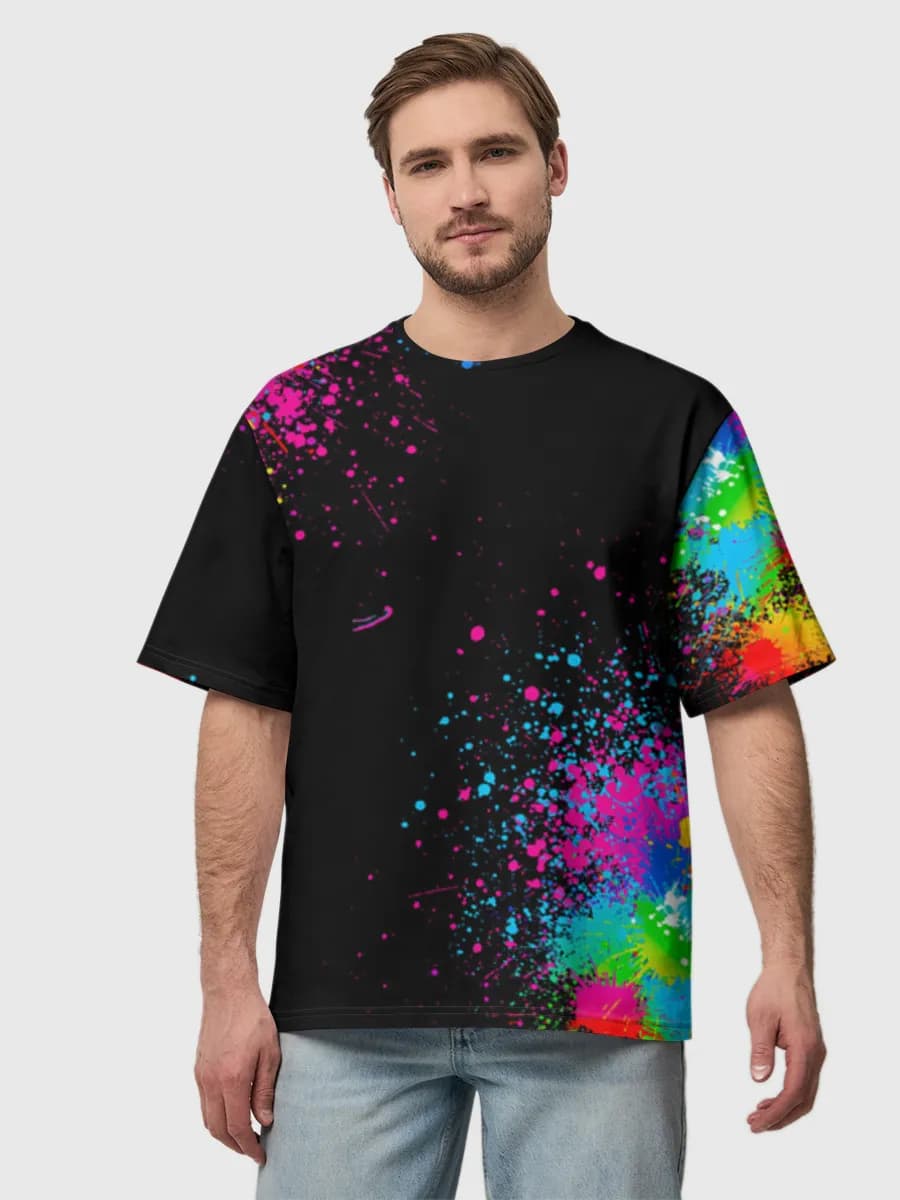 Men's oversized cotton T-shirt