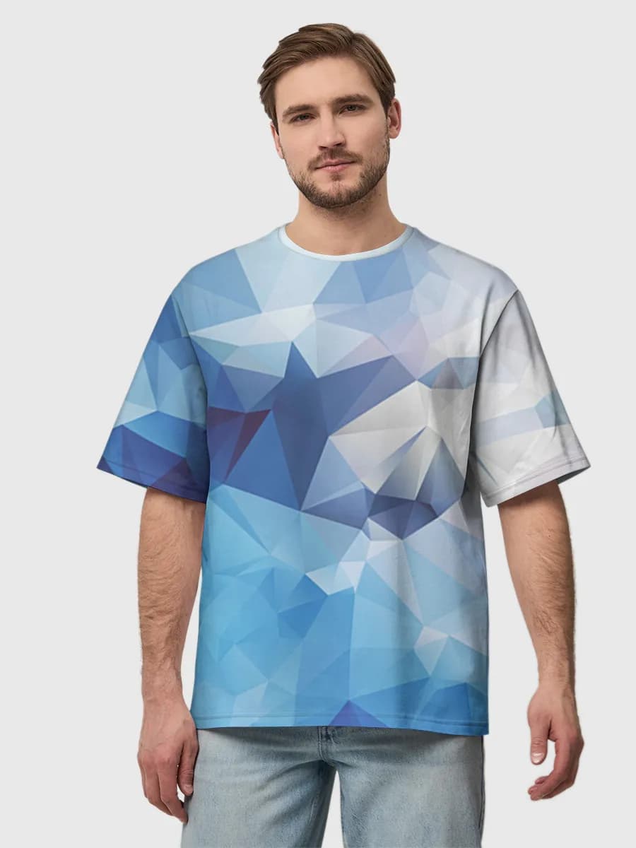 Men's oversized cotton T-shirt