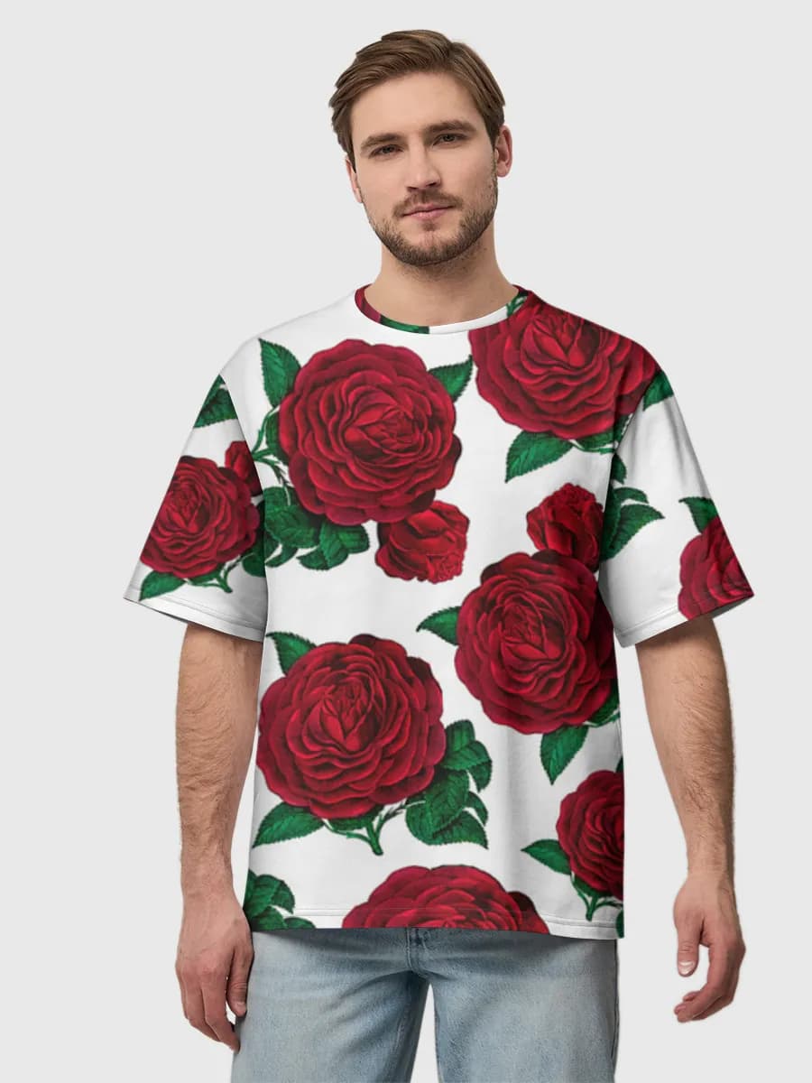 Men's oversized cotton T-shirt