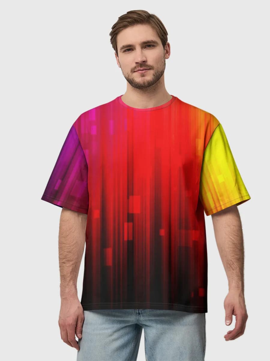 Men's oversized cotton T-shirt