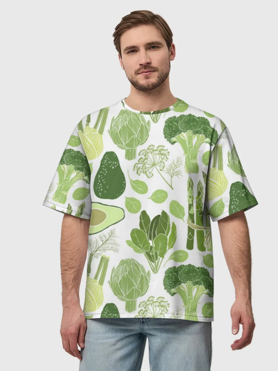 Men's oversized cotton T-shirt