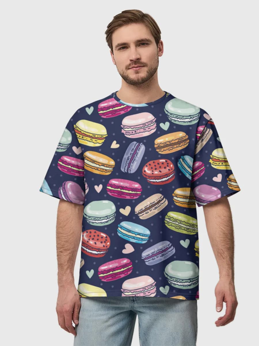 Men's oversized cotton T-shirt