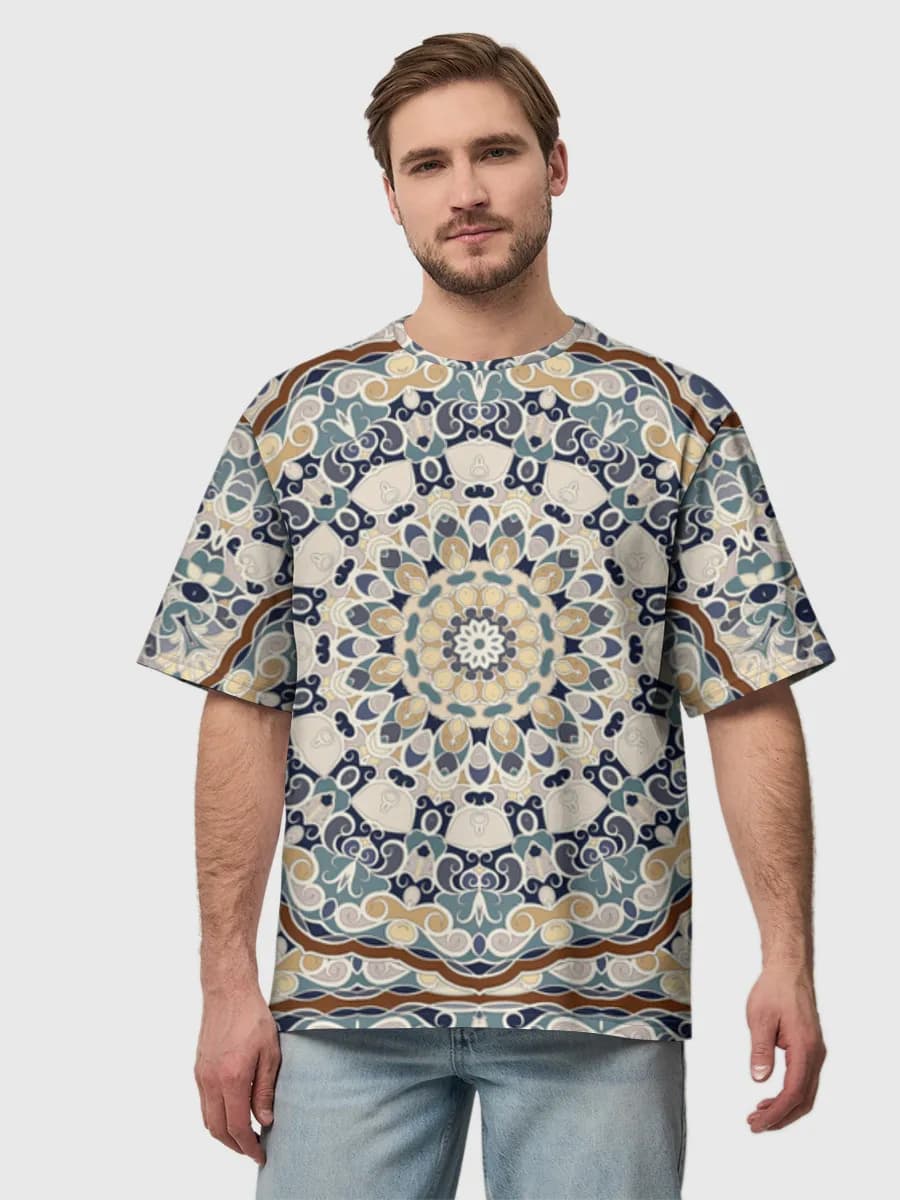 Men's oversized cotton T-shirt