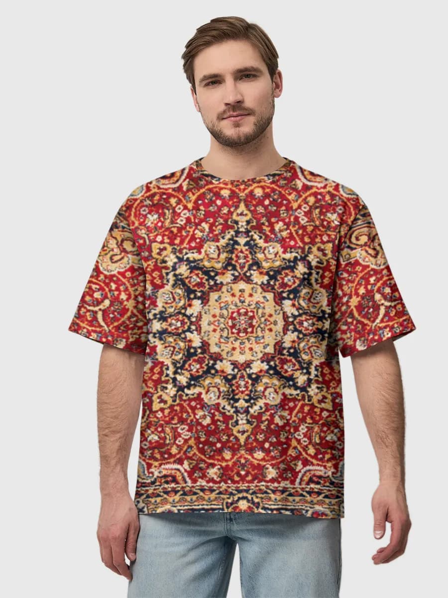 Herren Oversized Baumwoll T-Shirt