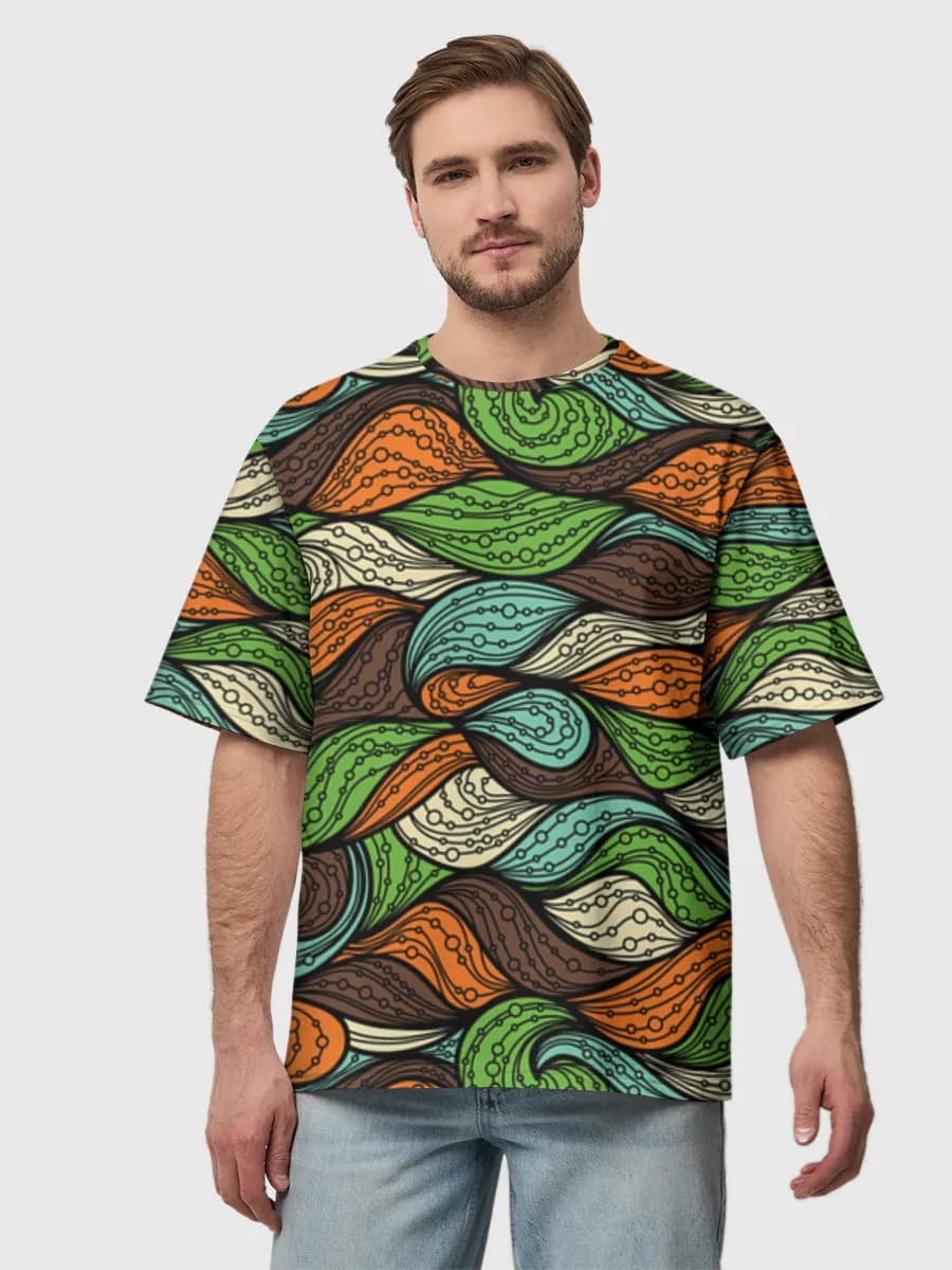 Men's oversized cotton T-shirt