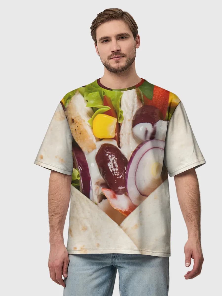 Men's oversized cotton T-shirt