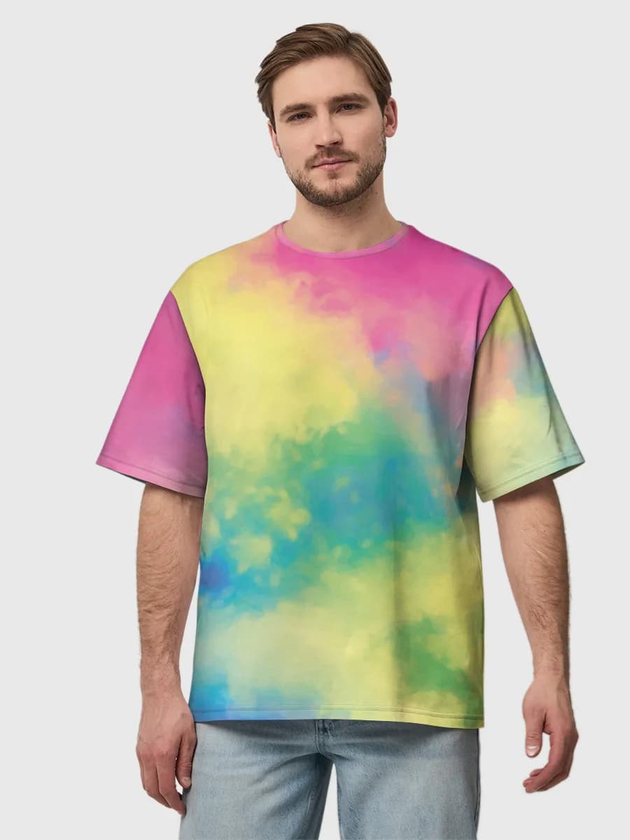 Herren Oversized Baumwoll T-Shirt