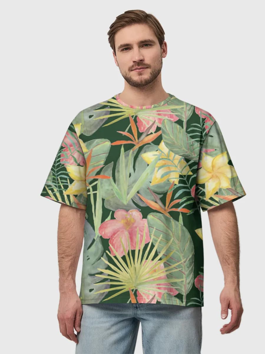 Men's oversized cotton T-shirt