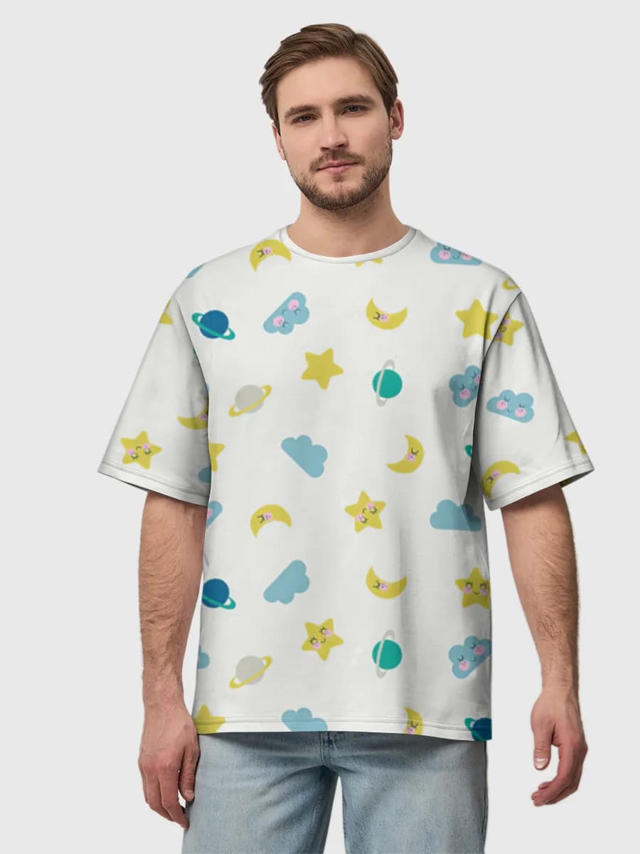 Men's oversized cotton T-shirt