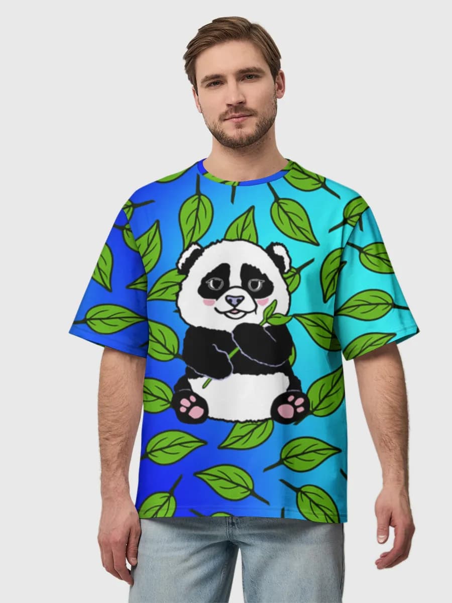 メンズ ビッグシルエット コットンTシャツ