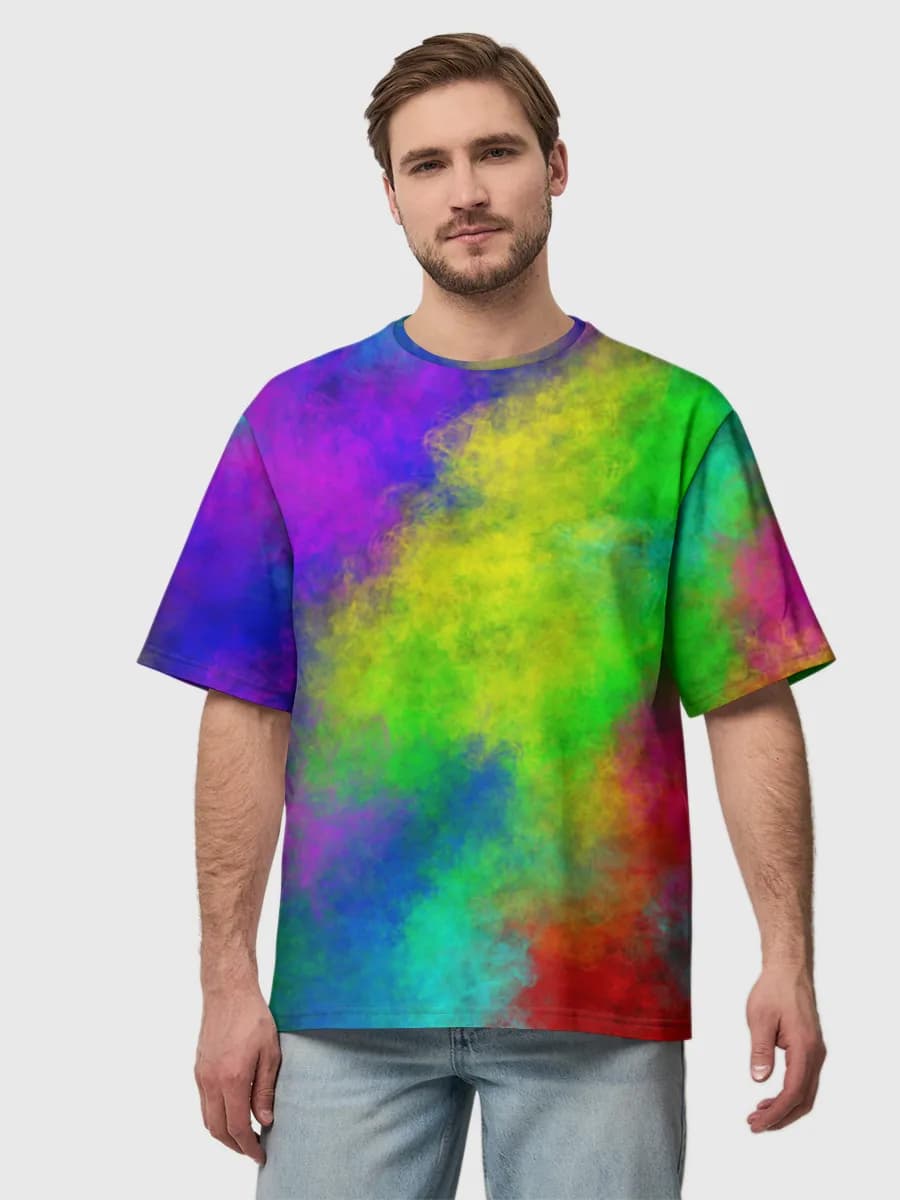 Men's oversized cotton T-shirt