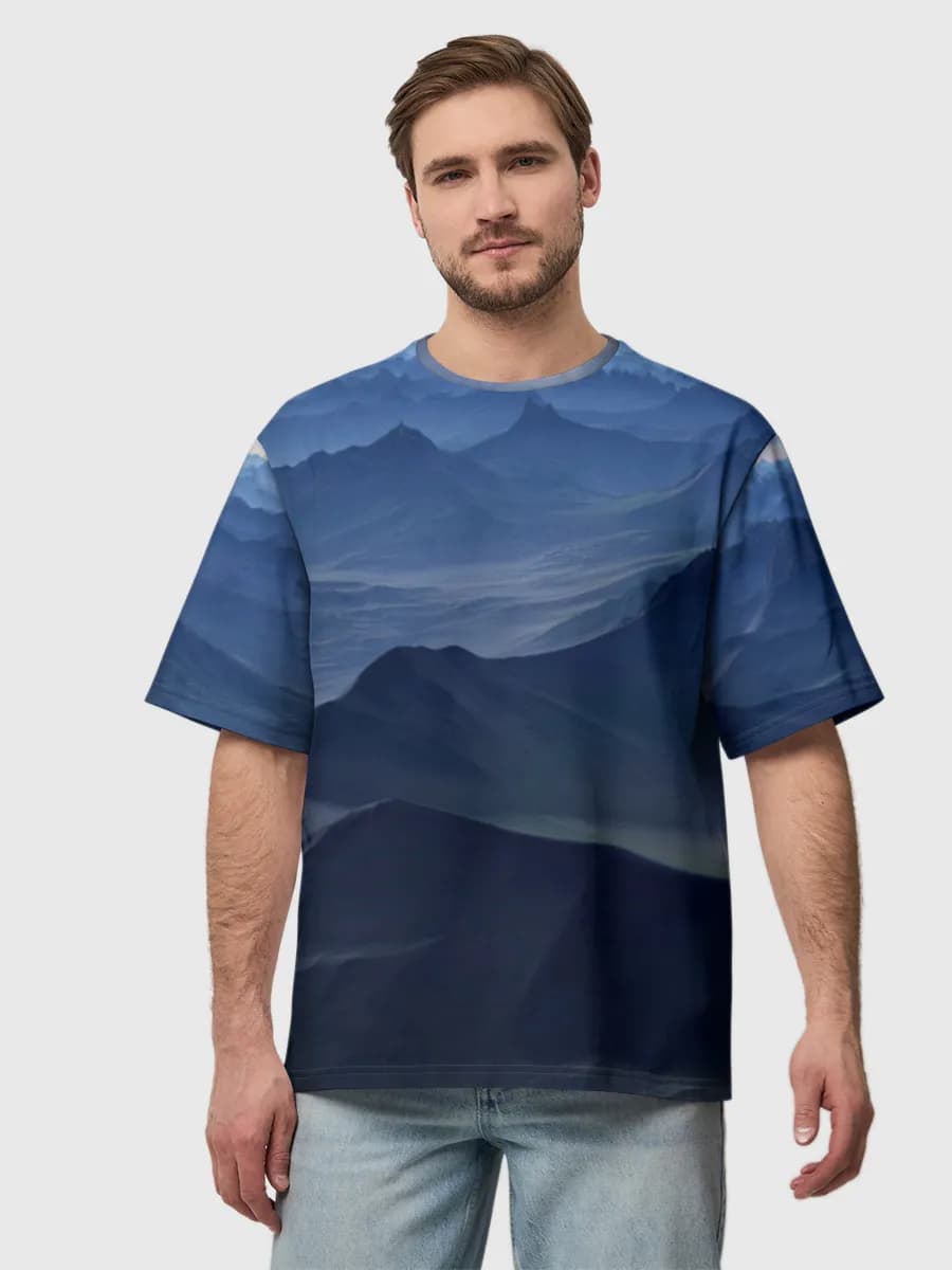 Men's oversized cotton T-shirt