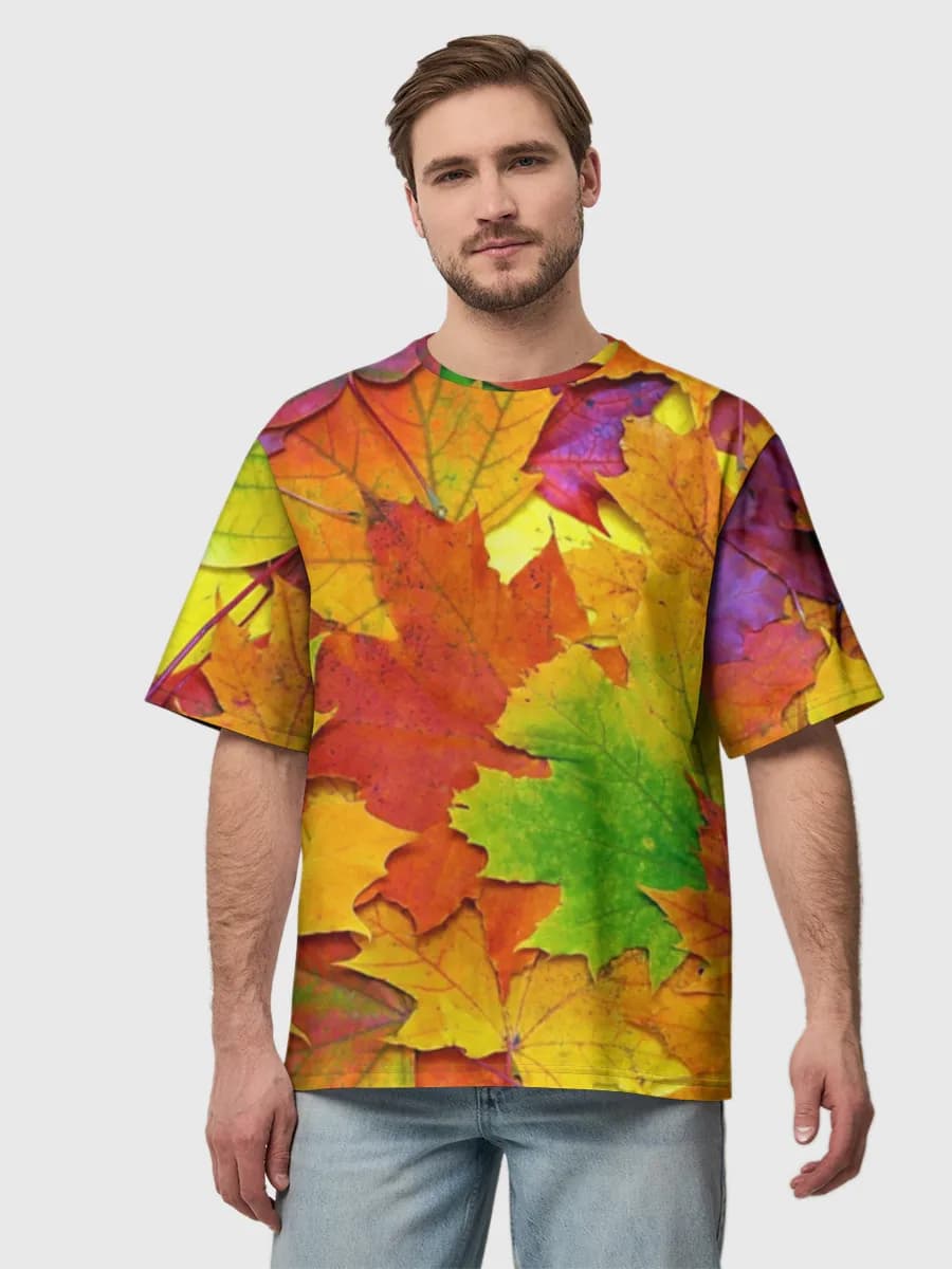 メンズ ビッグシルエット コットンTシャツ