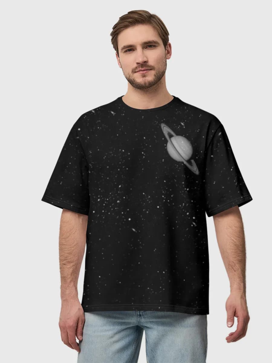 Men's oversized cotton T-shirt