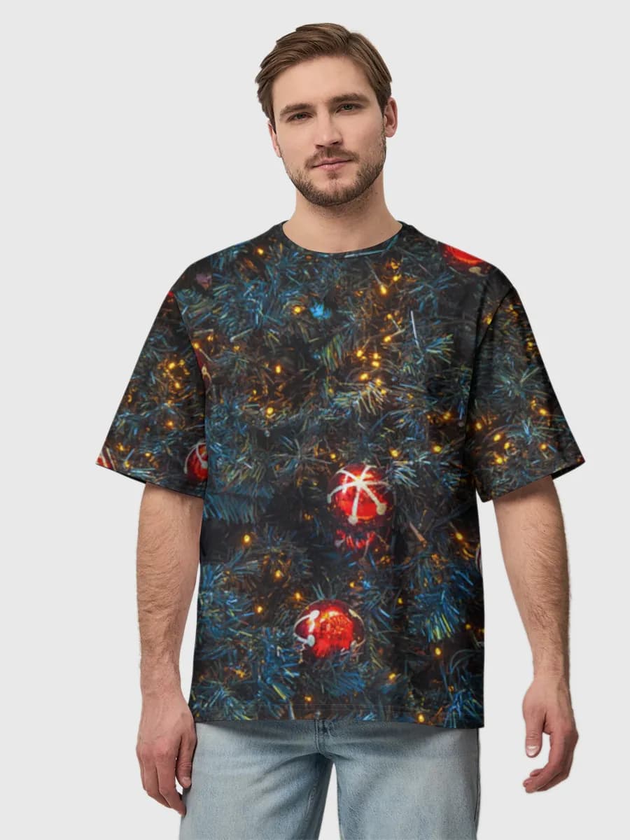 Men's oversized cotton T-shirt