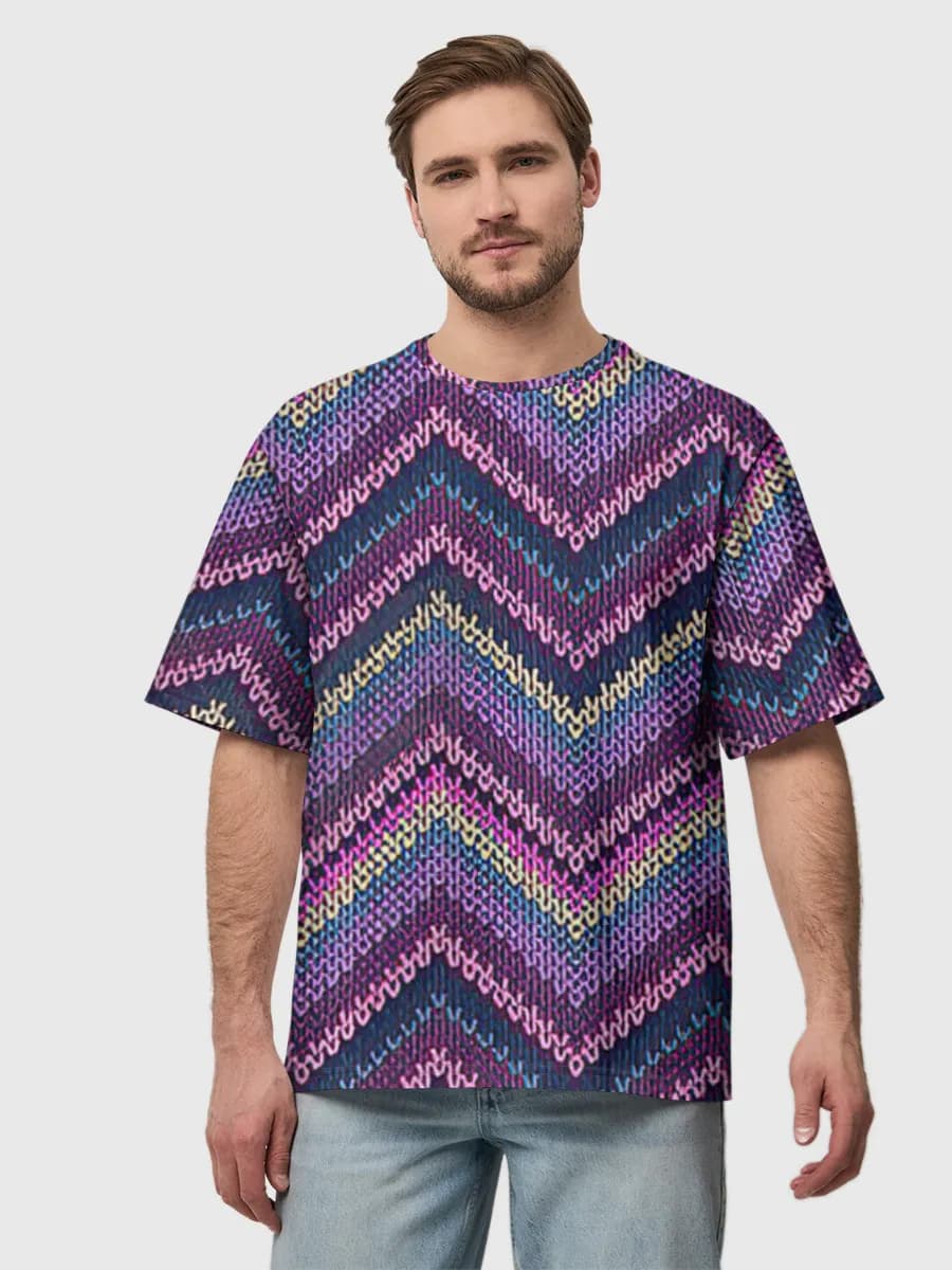 Camiseta de algodón extragrande para hombre