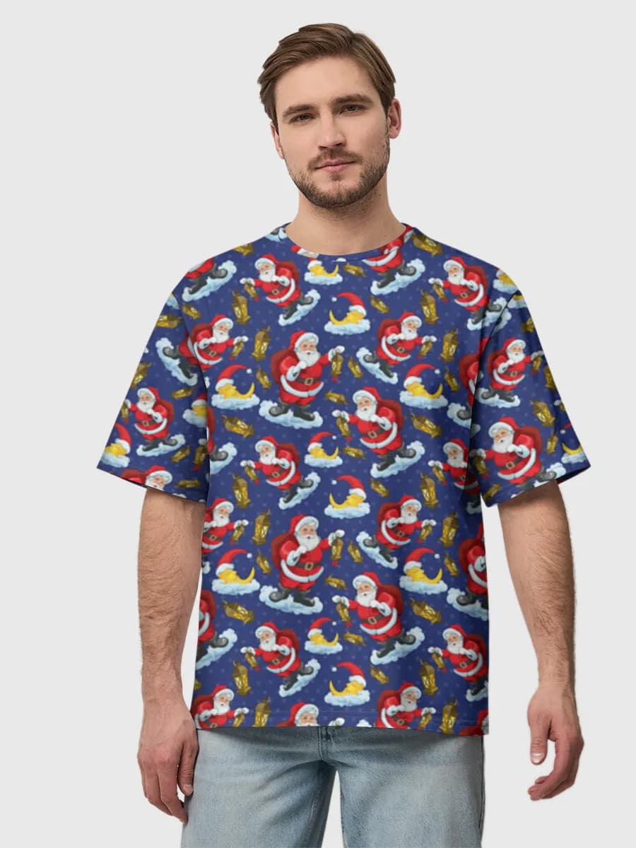 Herren Oversized Baumwoll T-Shirt