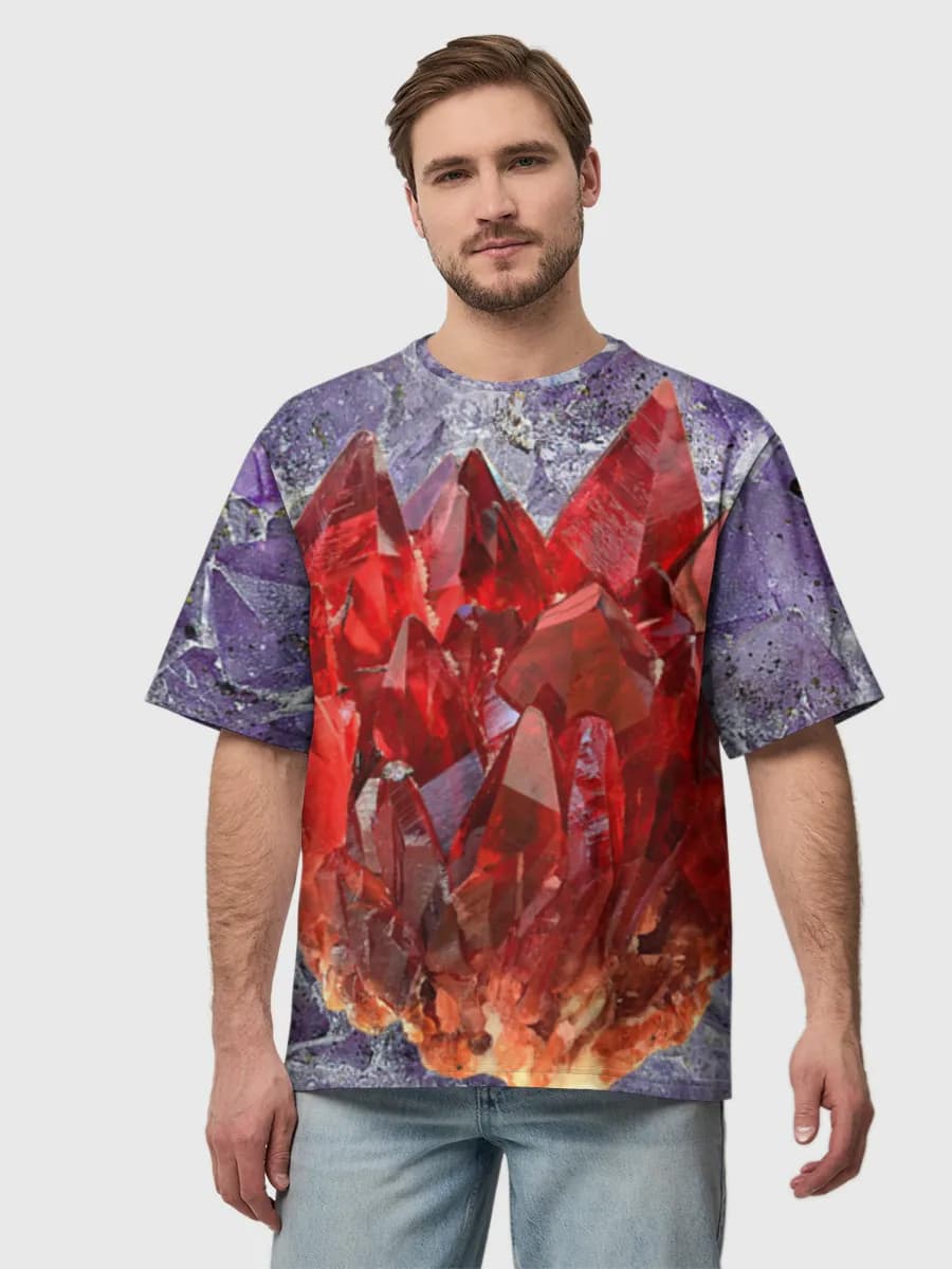 Men's oversized cotton T-shirt