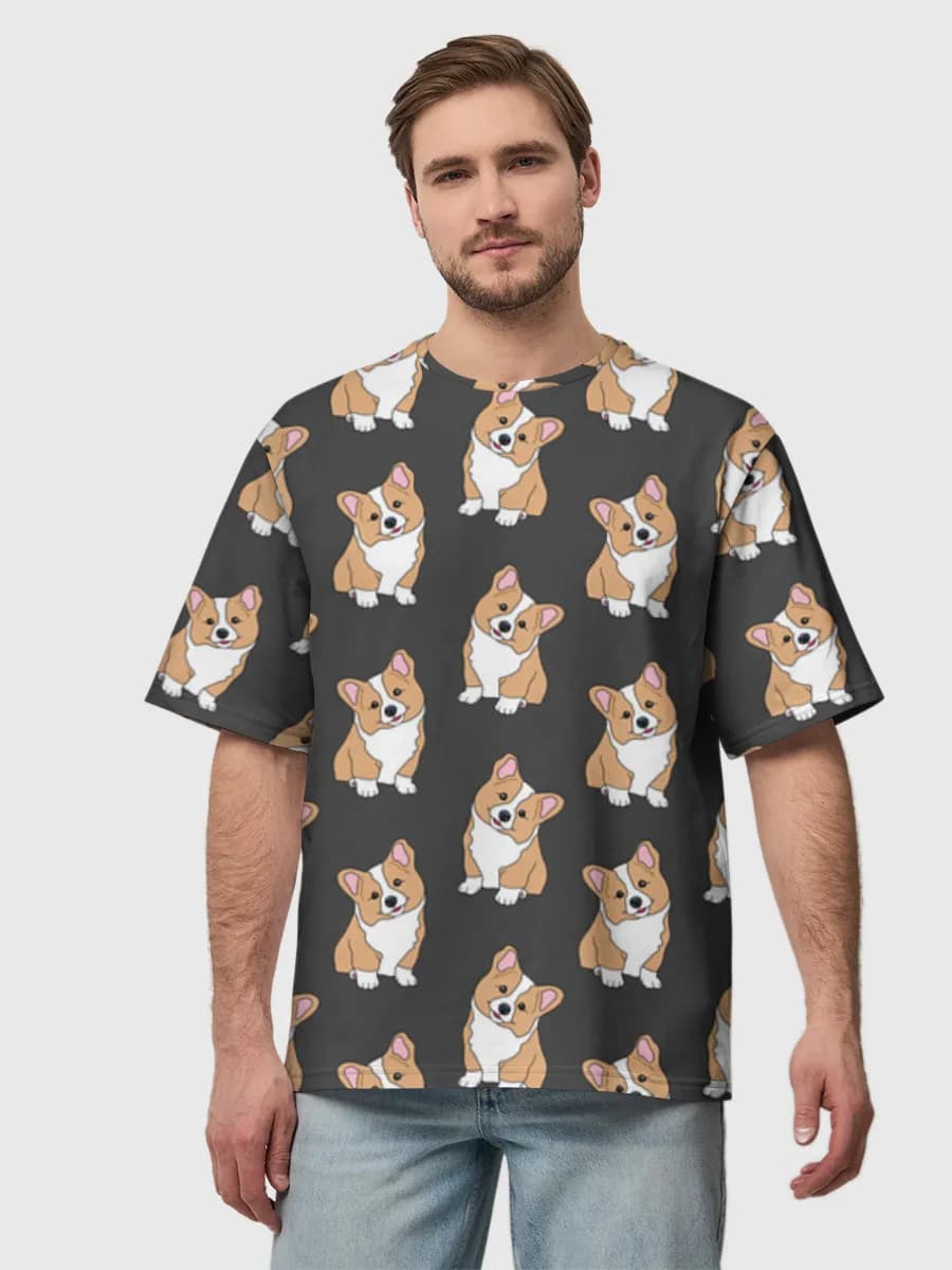 Men's oversized cotton T-shirt