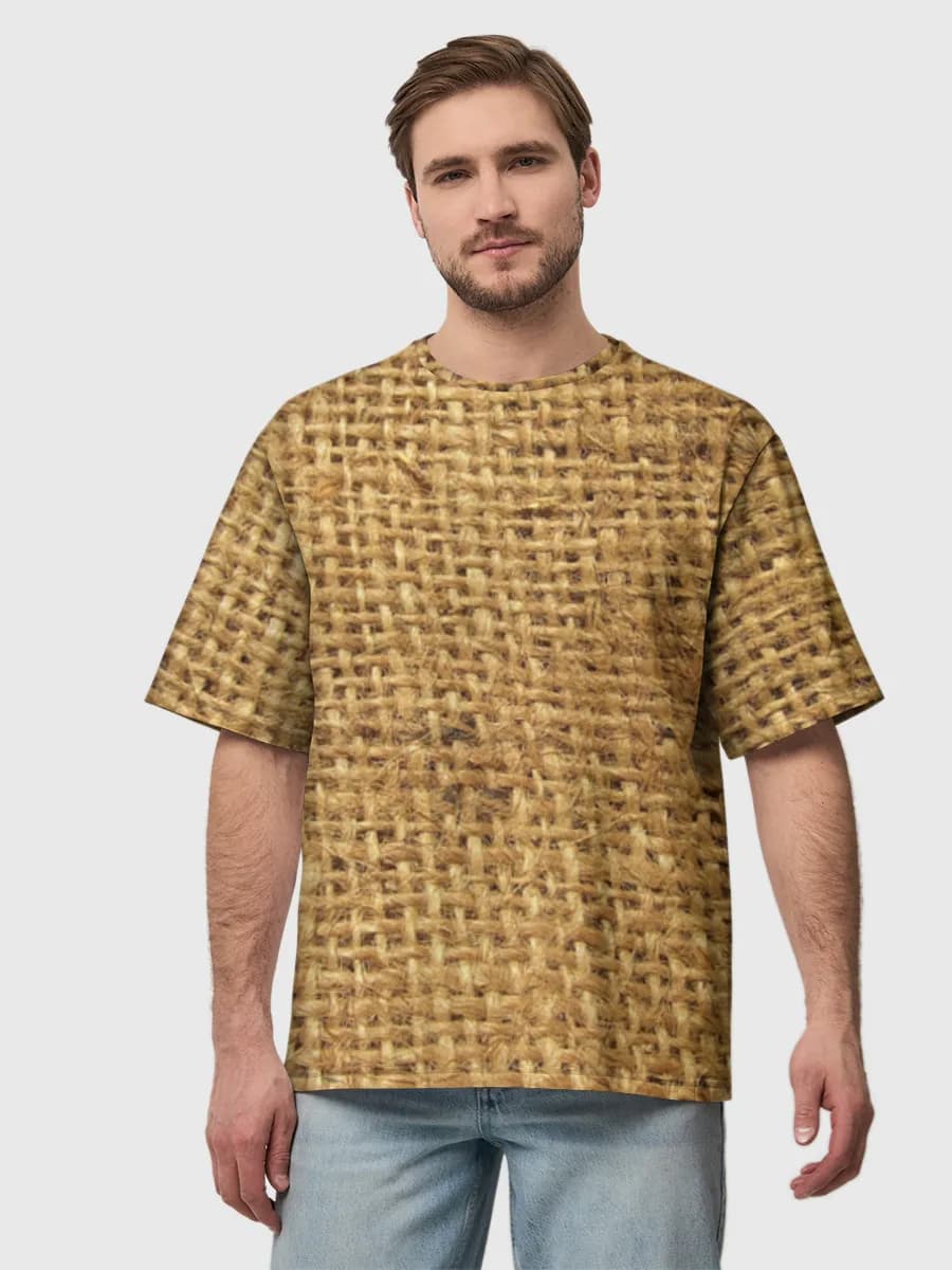 Herren Oversized Baumwoll T-Shirt