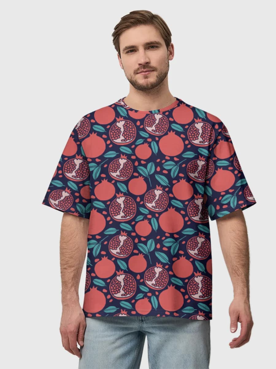 Men's oversized cotton T-shirt
